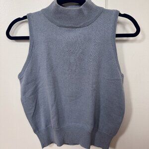 VINTAGE PS Illustrations Light Blue Sweater Top